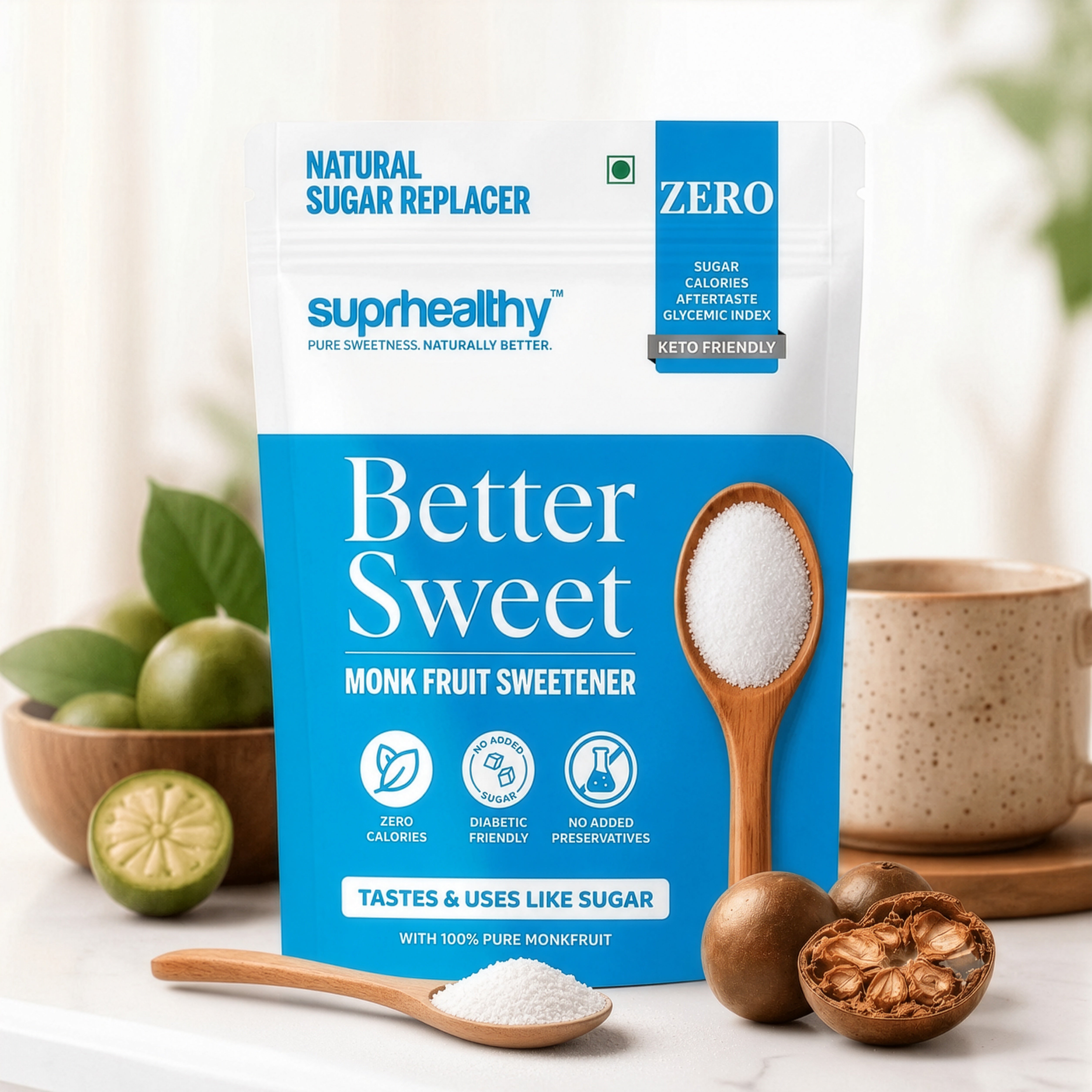 Suprhealthy BetterSweet 200g Monk Fruit Sweetener